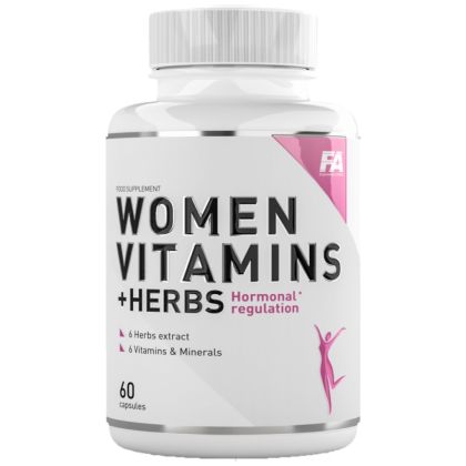 FA Nutrition  Women Vitamins + Herbs | Hormonal Regulation  [60 капсули, 60 Дози]