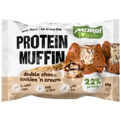 MHN | More Healthy Nutrition  Protein Muffin Double with Zero Added Sugar | New Improved Formula  [60 грама]