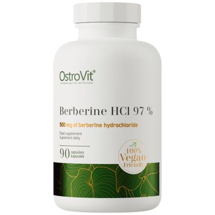OstroVit  Berberine HCl 500 mg | 97% Berberis Root Extract  [90 капсули, 90 Дози]