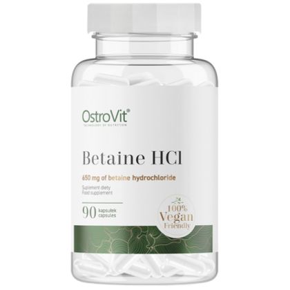 OstroVit  Betaine HCl 650 mg  [90 капсули, 90 Дози]