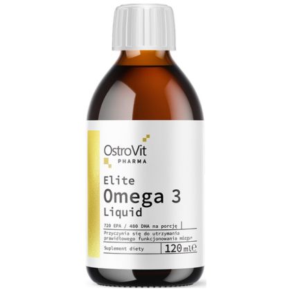 OstroVit  Elite Omega 3 Liquid | 60% EPA + DHA  [120 мл, 60 Дози]