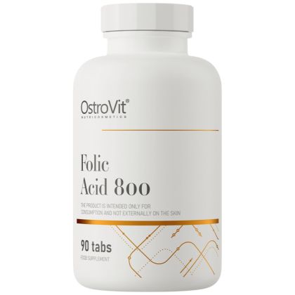 OstroVit  Folic Acid 800 mcg  [90 Таблетки, 90 Дози]