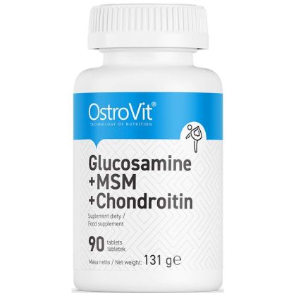 OstroVit  Glucosamine + MSM + Chondroitin  [90 Таблетки, 45 Дози]