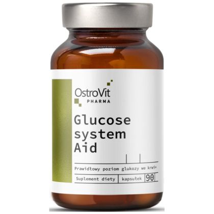 OstroVit  Glucose System Aid | with Berberine, Alpha Lipoic Acid, Cinnamon & Mulberry  [90 капсули, 30 Дози]