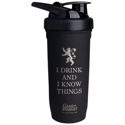 SmartShake  Smart Reforce Stainless Steel Shaker | Game Of Thrones I Drink and I Know Things  [900 мл]
