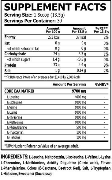 Core Champs by Kai Greene  EAA Powder | Flavoured  [405 грама, 30 Дози]