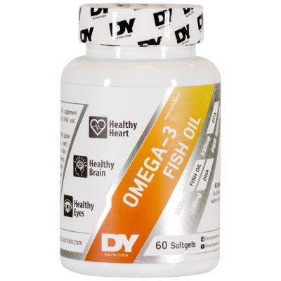 Dorian Yates Nutrition  Omega-3 Fish Oil / Highly Concentrated  [60 Гел капсули, 60 Дози]