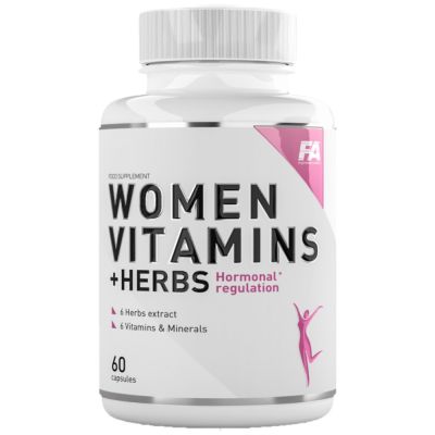 FA Nutrition  Women Vitamins + Herbs | Hormonal Regulation  [60 капсули, 60 Дози]