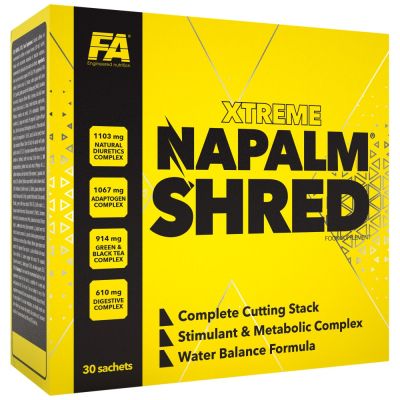 FA Nutrition  Xtreme Napalm Shred | Complete Cutting Stack  [30 Пакета, 30 Дози]