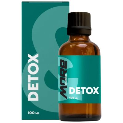 MHN | More Healthy Nutrition  Detox | with Milk Thistle, Nettle & Green Tea  [100 мл, 33 Дози]