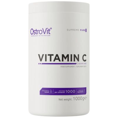 OstroVit  100% Vitamin C Powder  [1000 грама, 1000 Дози]