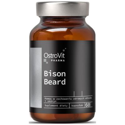 OstroVit  Bison Beard / Men's Beard Care  [60 капсули, 30 Дози]