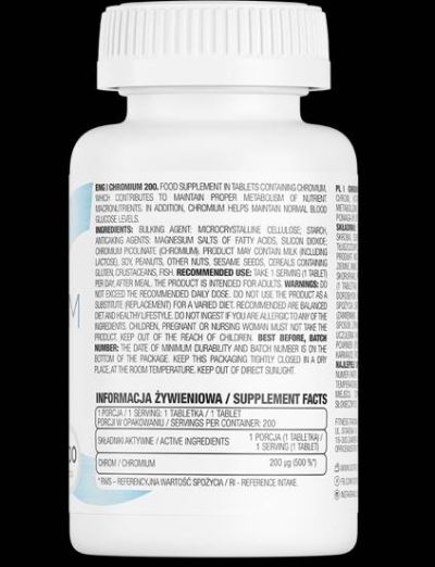OstroVit  Chromium 200  [200 Таблетки, 200 Дози]