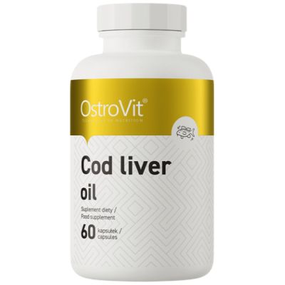OstroVit  Cod Liver Oil 500 mg  [60 Гел капсули, 60 Дози]