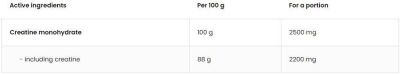 OstroVit  Creatine Monohydrate Powder  [1000 грама, 400 Дози]