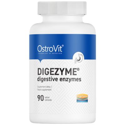 OstroVit  DigeZyme® | Digestive Enzyme Complex Patent  [90 Таблетки, 90 Дози]