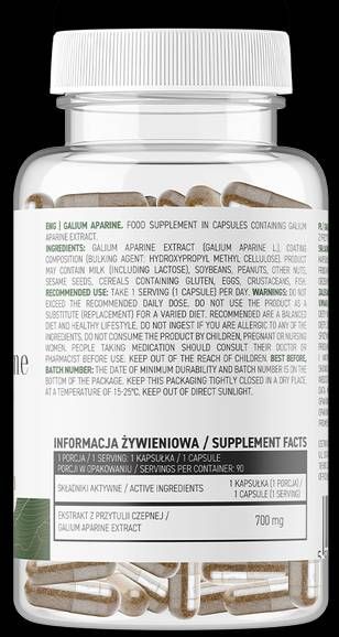 OstroVit  Galium Aparine 700 mg | Vege - Еньовче  [90 капсули, 90 Дози]