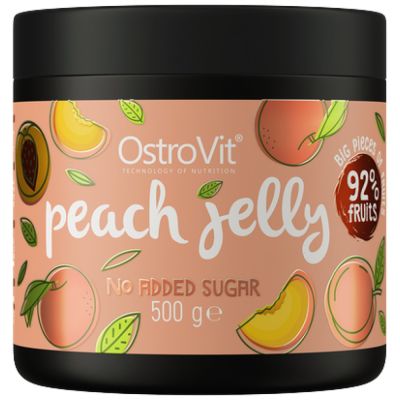 OstroVit  Peach Jelly | 92% Real Fruits ~ No Added Sugar  [500 грама]