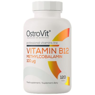 OstroVit  Vitamin B12 Methylcobalamin 100 mcg  [120 Таблетки, 120 Дози]