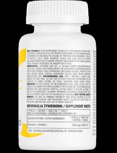 OstroVit  Vitamin C 1000 mg  [30 Таблетки, 30 Дози]