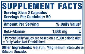 Ronnie Coleman  Beta-Alanine XS [100 капсули, 50 Дози]