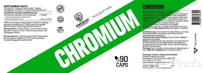 SWEDISH Supplements  Chromium  [90 Таблетки, 90 Дози]