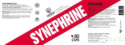 SWEDISH Supplements  Synephrine HCL  [90 капсули, 90 Дози]