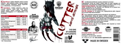 SWEDISH Supplements  THE CUTTER | Thermogenic Adipose Destroyer  [120 капсули, 40 Дози]