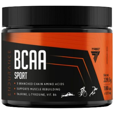 Trec Nutrition  BCAA Endurance Sport Caps | with L-Tyrosine  [180 капсули, 20 Дози]