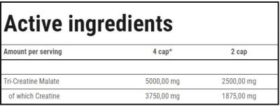 Trec Nutrition  CM3 1250 | Tri-Creatine Malate  [90 капсули, 22 Дози]