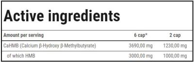 Trec Nutrition  HMB Formula Caps  [120 капсули, 60 Дози]