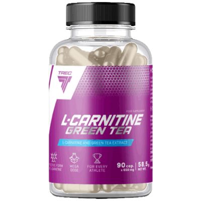 Trec Nutrition  L-Carnitine + Green Tea Caps  [90 капсули, 22 Дози]