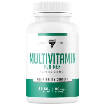 Trec Nutrition  Multivitamin for Men | Men Vitality Complex  [90 капсули, 45 Дози]