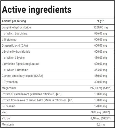Trec Nutrition  Sleep-ER Powder | Perfect Night Formula  [225 грама, 25 Дози]