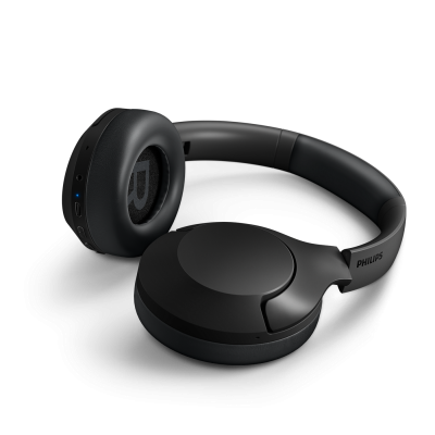 PHILIPS  Bluetooth слушалки ANC черни До 60 часа време на възпроизвеждане 40 мм мембрани-TAH8506BK/00